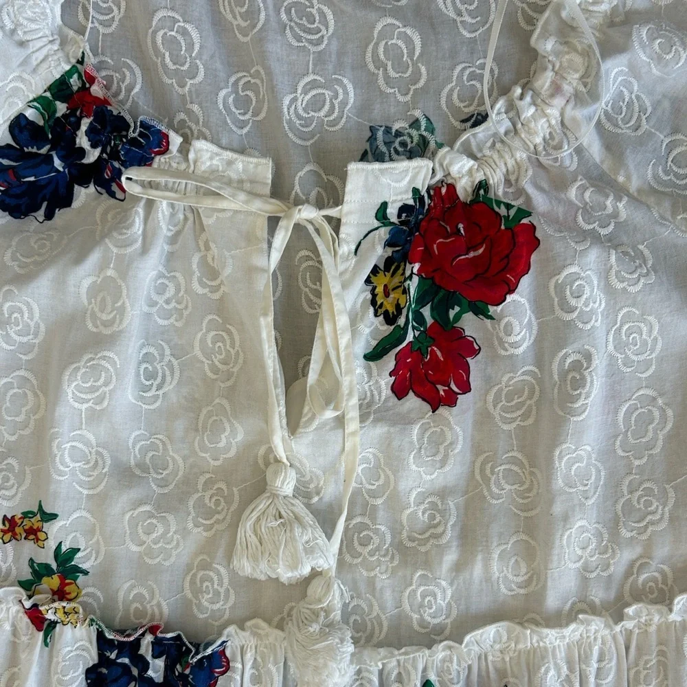 Tory Burch English Tea Rose Beach Dress S